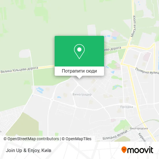 Карта Join Up & Enjoy
