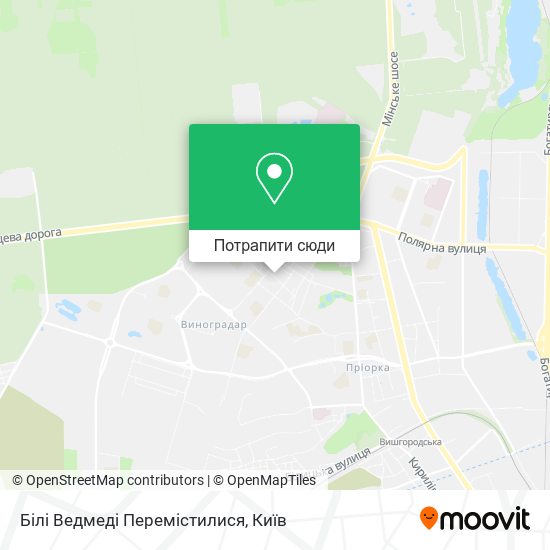 Карта Білі Ведмеді Перемістилися