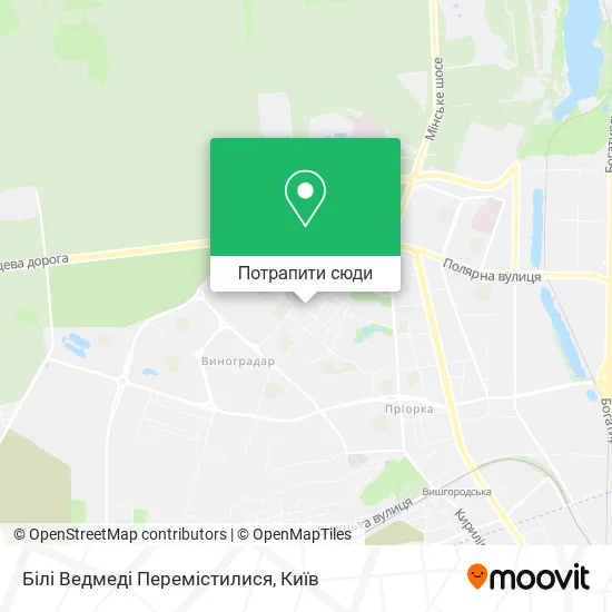 Карта Білі Ведмеді Перемістилися