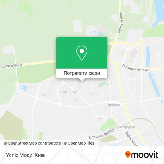 Карта Успіх Моди