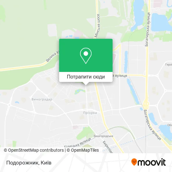 Карта Подорожник