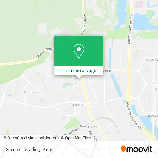 Карта Semax Detailing