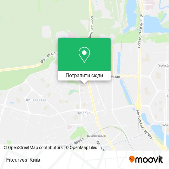 Карта Fitcurves