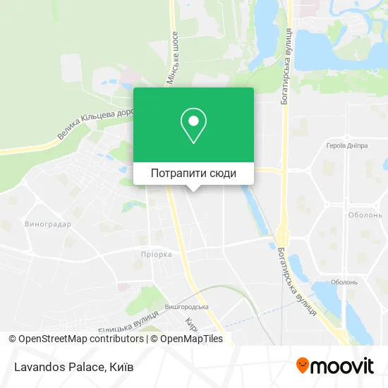 Карта Lavandos Palace