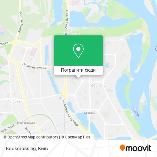 Карта Bookcrossing