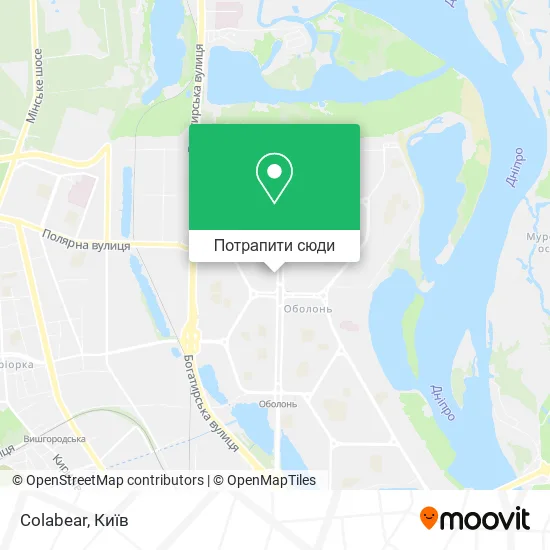 Карта Colabear