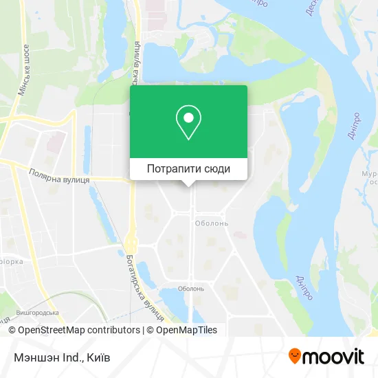 Карта Мэншэн Ind.