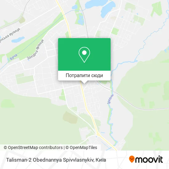 Карта Talisman-2 Obednannya Spivvlasnykiv