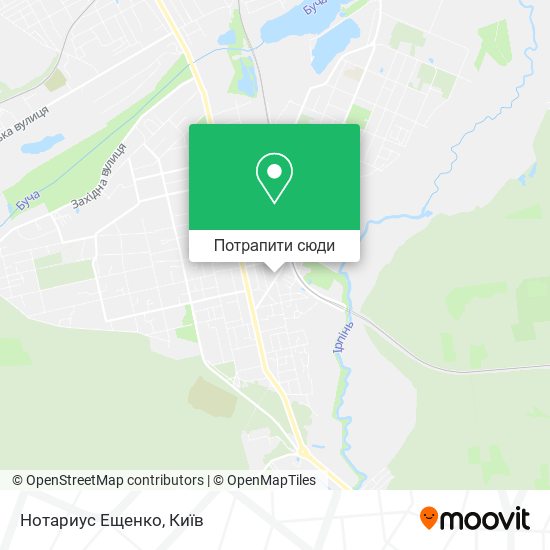 Карта Нотариус Ещенко