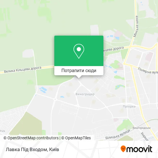Карта Лавка Під Входом