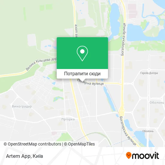 Карта Artem App