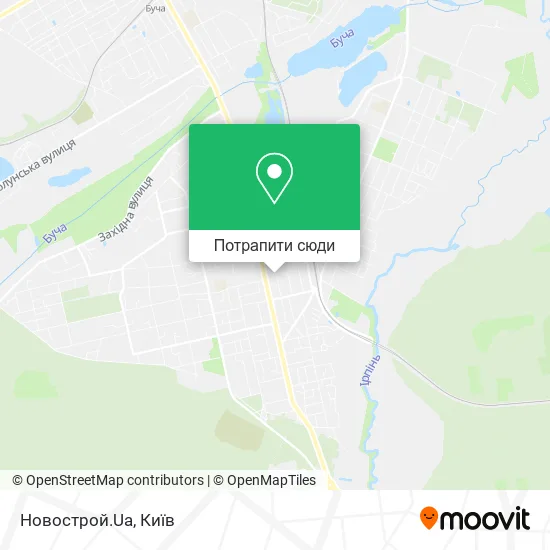 Карта Новострой.Ua