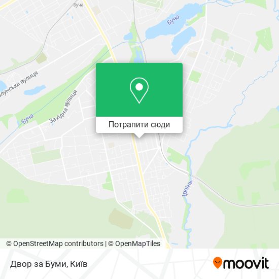 Карта Двор за Буми