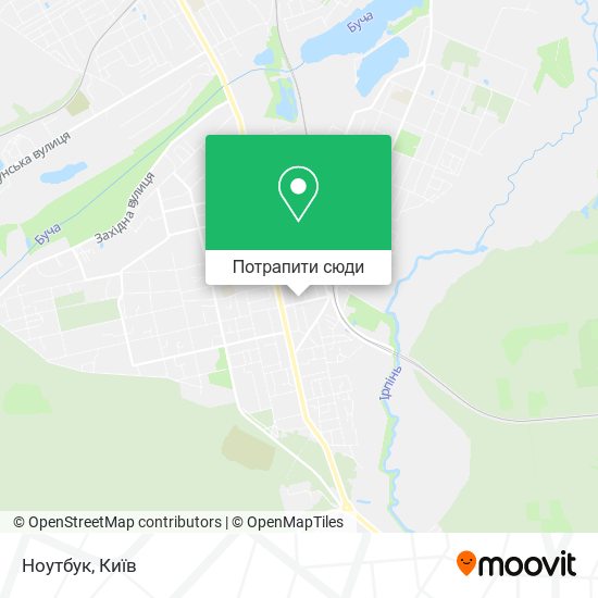 Карта Ноутбук