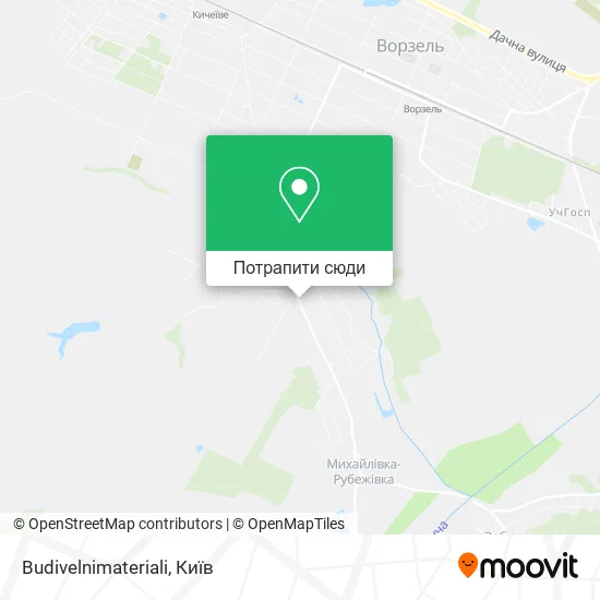 Карта Budivelnimateriali