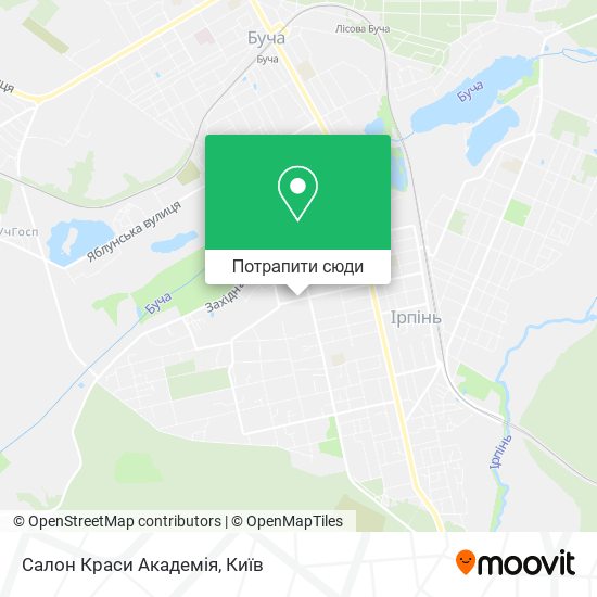 Карта Салон Краси Академія