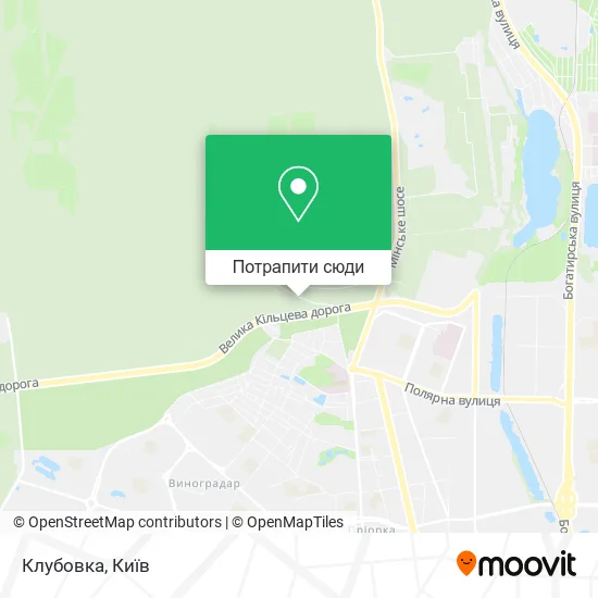 Карта Клубовка