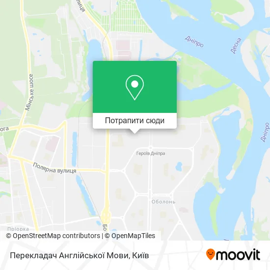 Карта Перекладач Англійської Мови