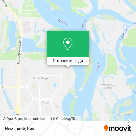 Карта Немецкий