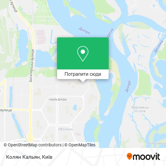 Карта Колян Кальян
