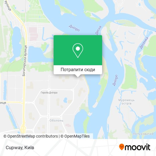Карта Cupway