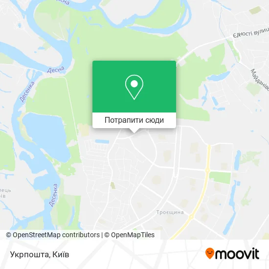 Карта Укрпошта