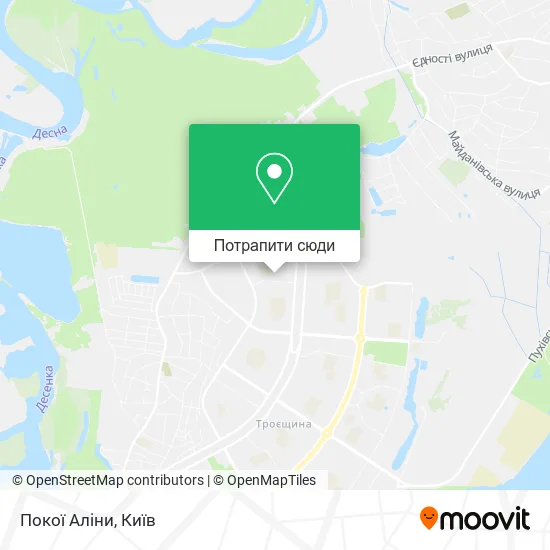 Карта Покої Аліни