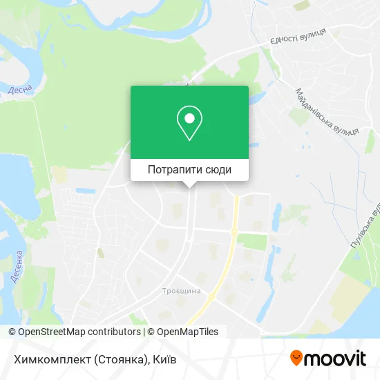Карта Химкомплект (Стоянка)