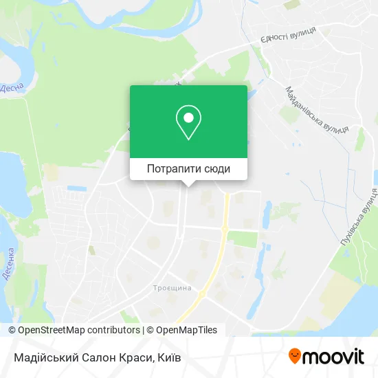 Карта Мадійський Салон Краси