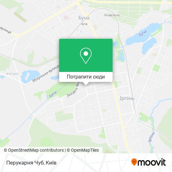 Карта Перукарня Чуб