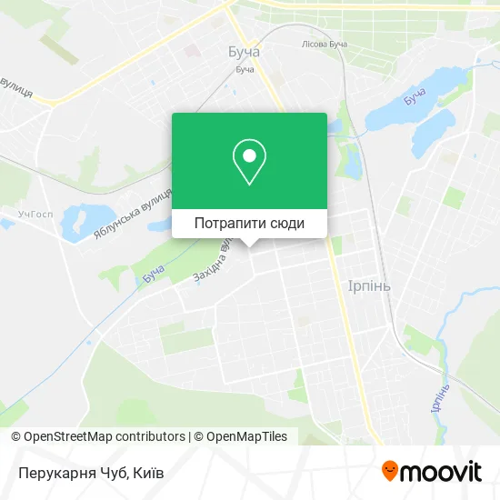 Карта Перукарня Чуб