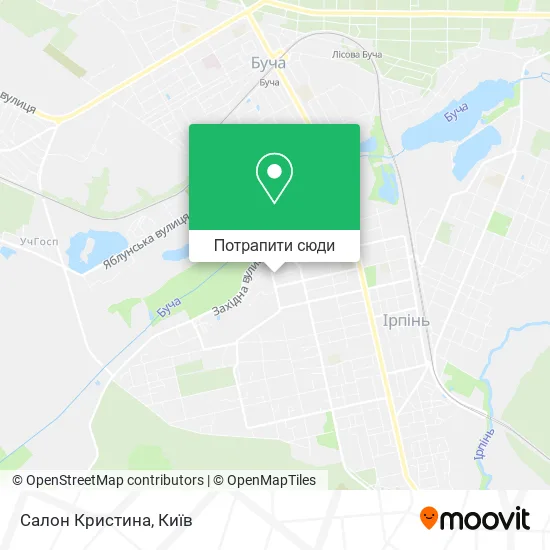 Карта Салон Кристина