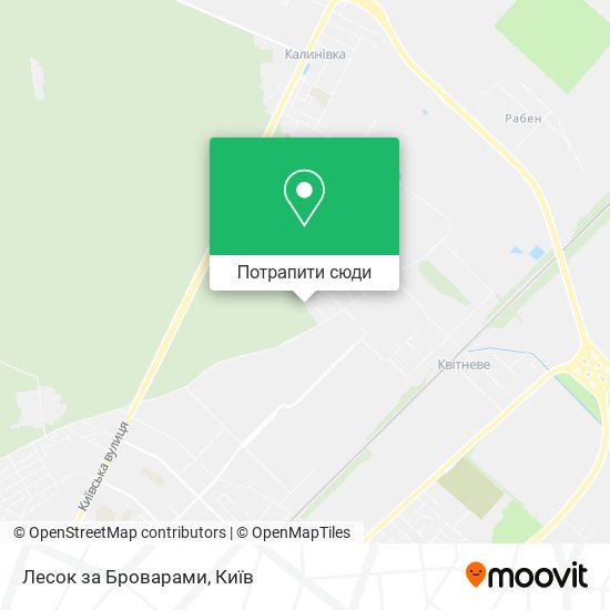 Карта Лесок за Броварами