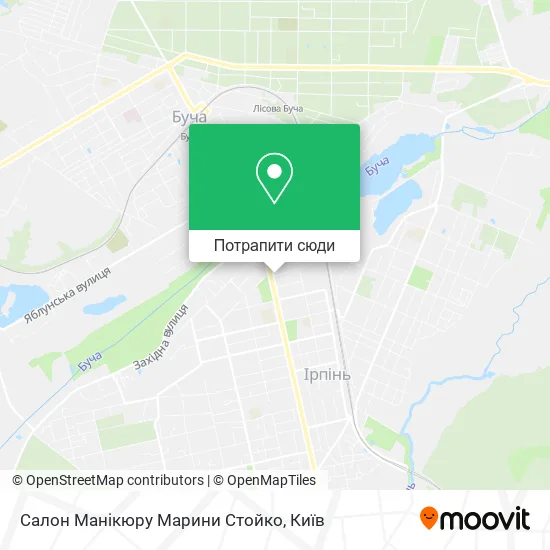 Карта Салон Манікюру Марини Стойко