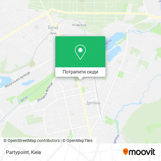 Карта Partypoint