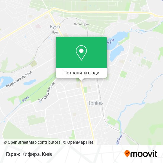 Карта Гараж Кифира