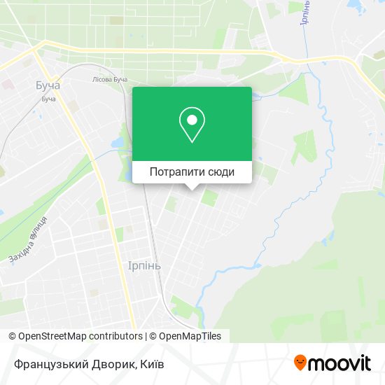 Карта Французький Дворик