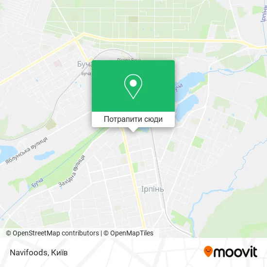 Карта Navifoods