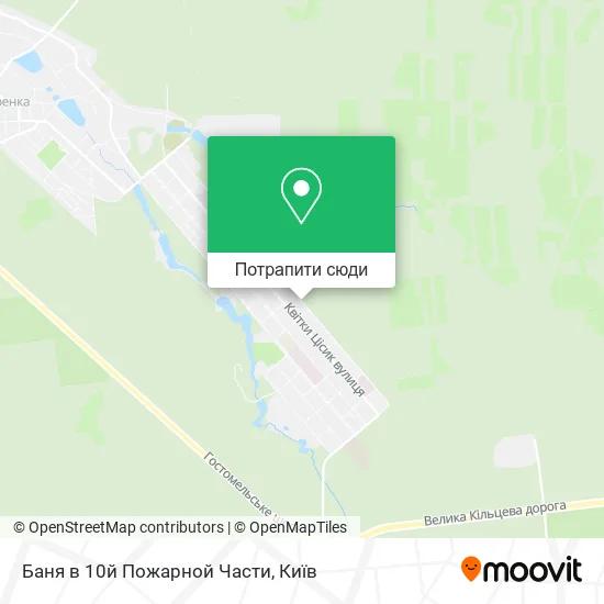 Карта Баня в 10й Пожарной Части