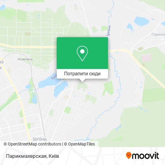 Карта Парикмахерская