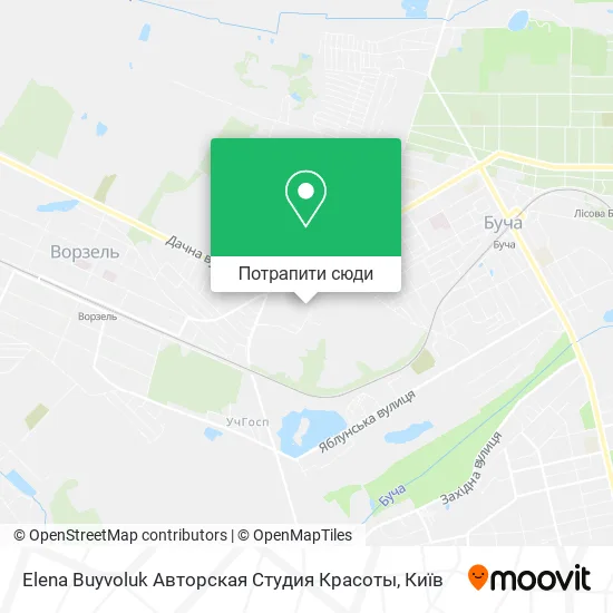 Карта Elena Buyvoluk Авторская Студия Красоты