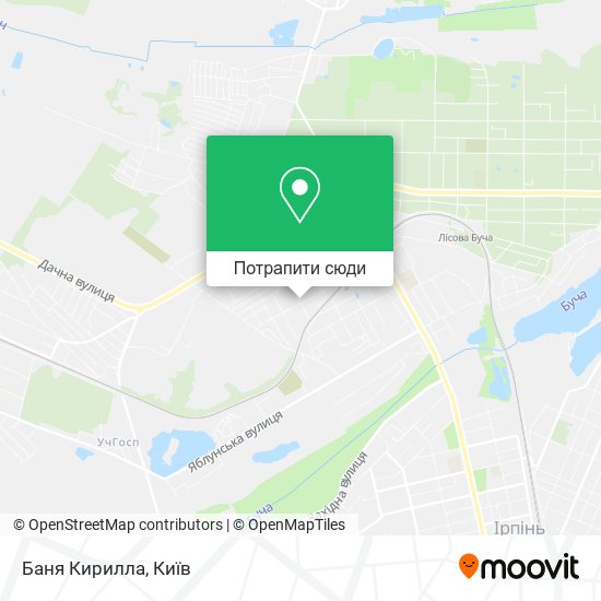 Карта Баня Кирилла