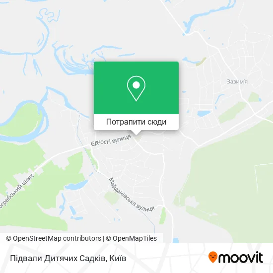 Карта Підвали Дитячих Садків