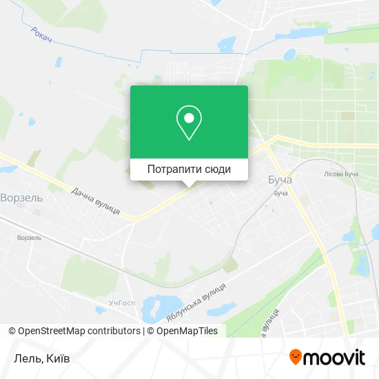 Карта Лель