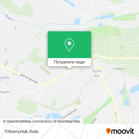 Карта Fitberryclub