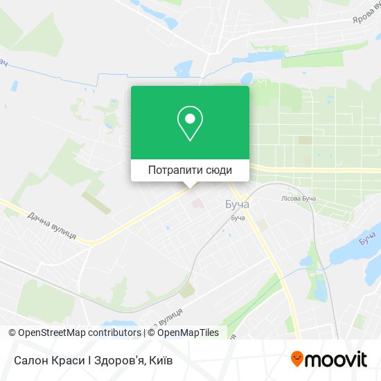 Карта Салон Краси І Здоров'я