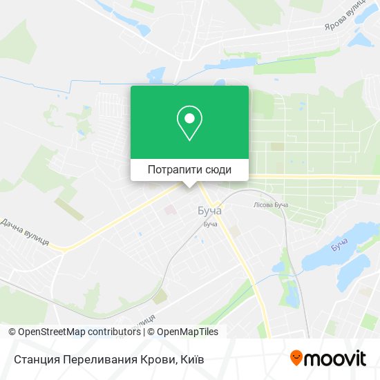 Карта Станция Переливания Крови