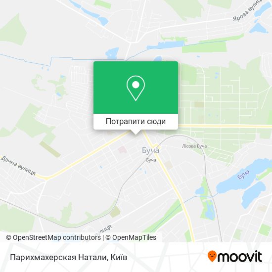 Карта Парихмахерская Натали
