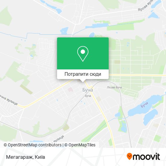 Карта Мегагараж