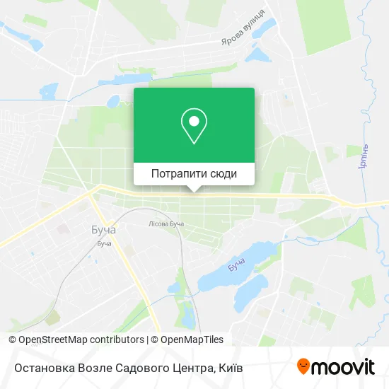 Карта Остановка Возле Садового Центра